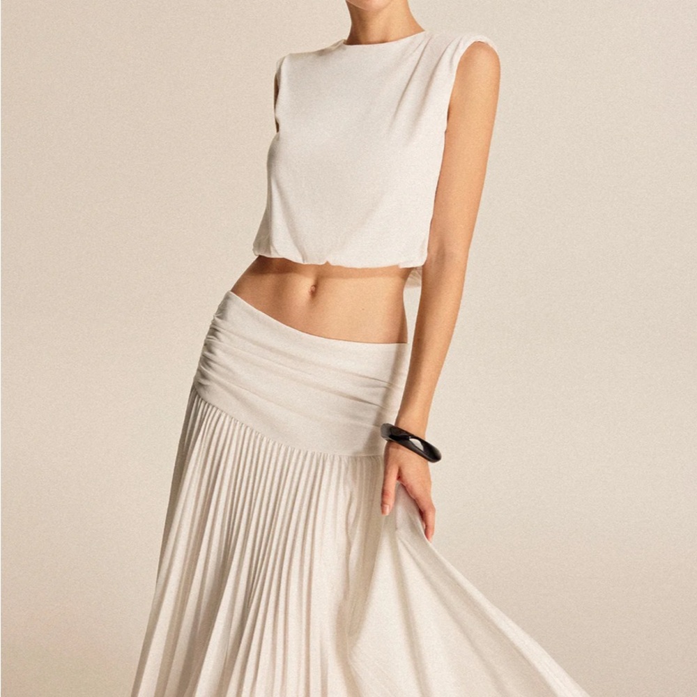 Commense chic Pleated Skirt S CC3 - Picture 2 of 7
